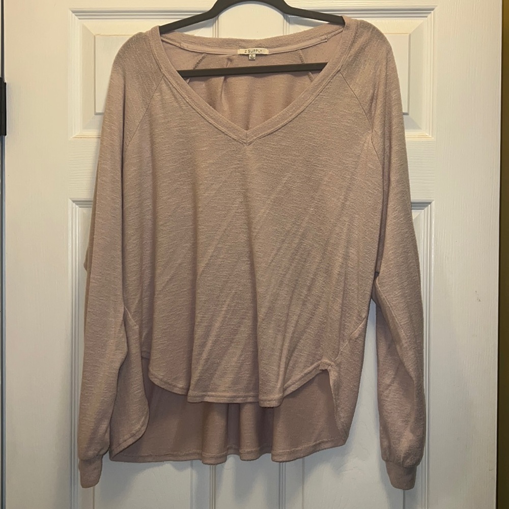 Pink purple oversized light sweater